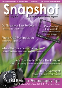 Snapshot is Ireland only free online downloadable magazine produced by the staff and trainers at the Dublin Photography School.